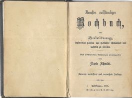 Neuestes vollständiges Kochbuch 1876