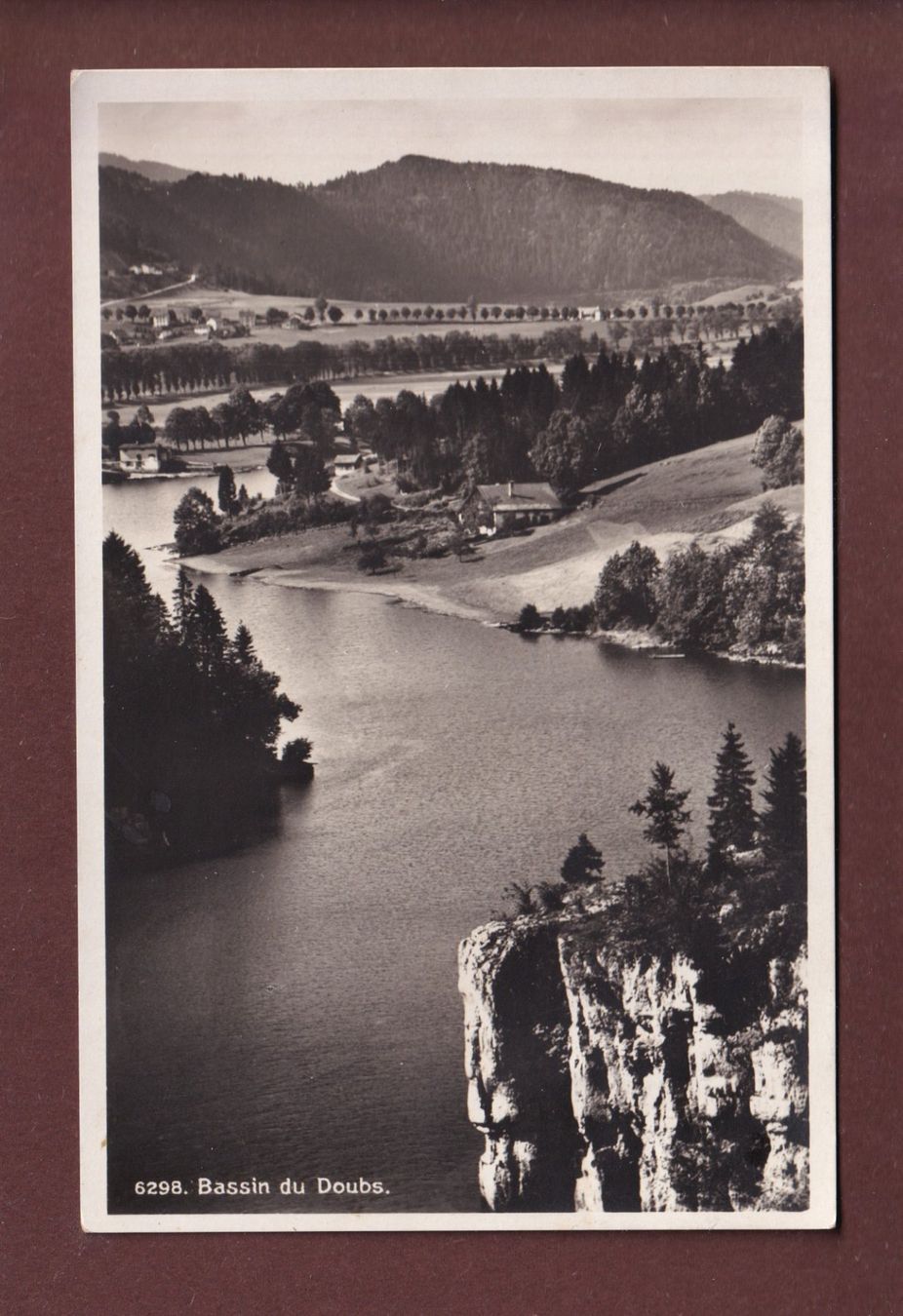 Cartoline postali: BASSIN DU DOUBS – Usato da Pully venduto da nicecards