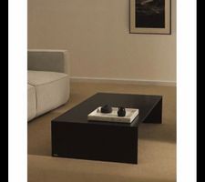 Kave Home Couchtisch Litto aus schwarz lackiertem MDF