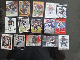 15 NFL Trading Cards der Chicago Bears