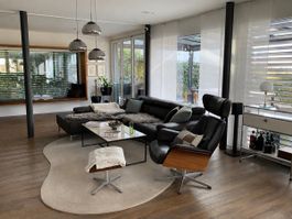 Livique Claudio Ledersofa mit Chaiselongue, NP CHF 5491.