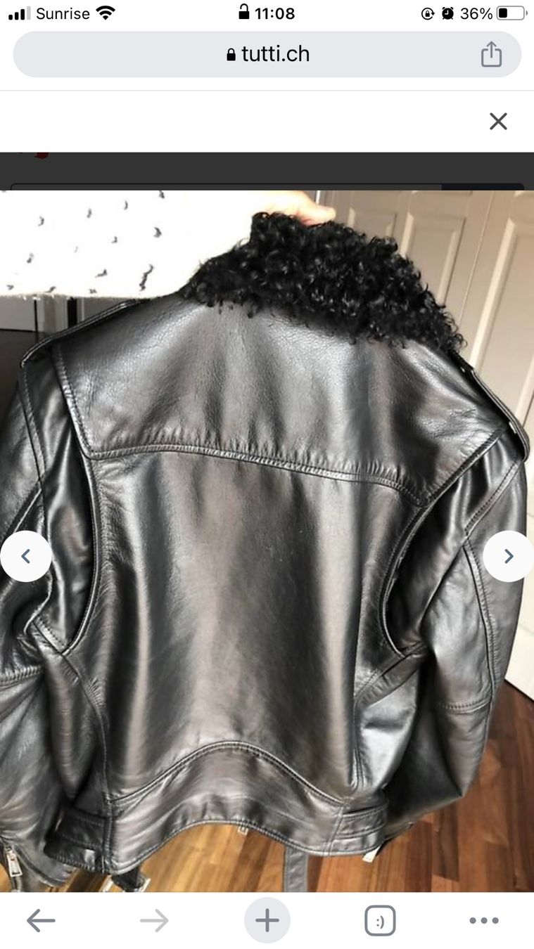Dsquared2 Giacche: Dsquared Leder Jacke Gr. 48 – Usato da Zürich venduto da AryaLia 2
