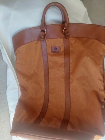 Reisetasche Samsonite braun Leder Canvas Reisetasche 