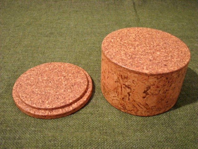 Behälter & Ähnliches: Kork Dose Schmuck Box Case Schatulle mit Deckel rund D) – Neu (gemäss Beschreibung) aus Wil ZH von Arbolero 7