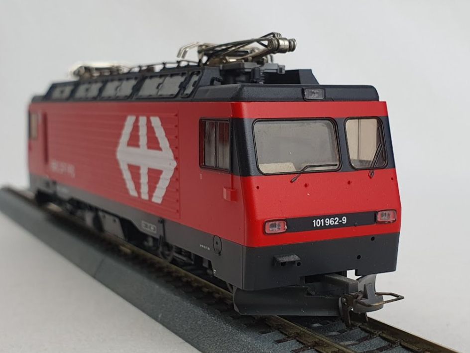 Bemo Modelleisenbahnen: Bemo 1262/402 SBB HGe 4/4 "Hergiswil" analog, OVP – Neu (gemäss Beschreibung) aus Seon von voAllBah 4