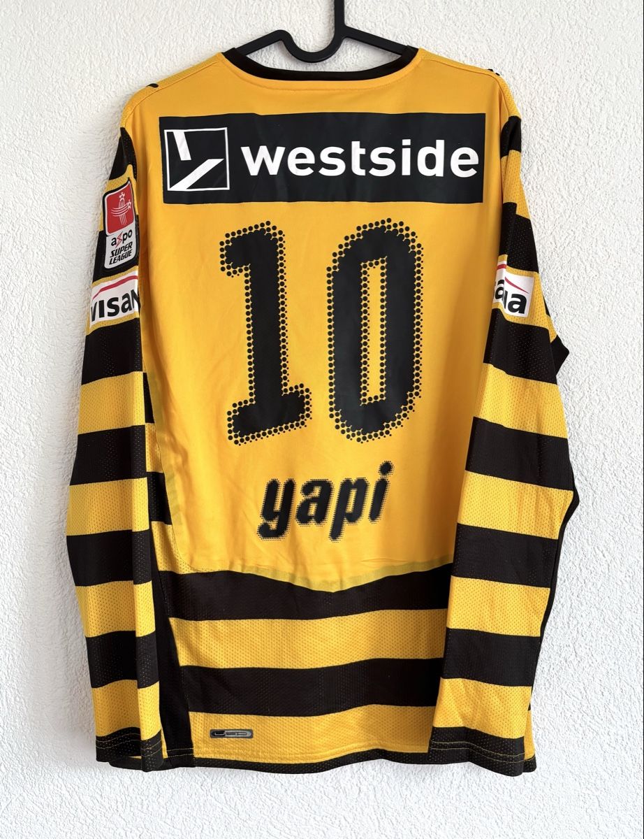 Young Boys Canottiere & Pantaloni: BSC Young Boys Bern Matchworn Trikot YB Yapi – Usato da Münchenstein venduto da Casstore 1