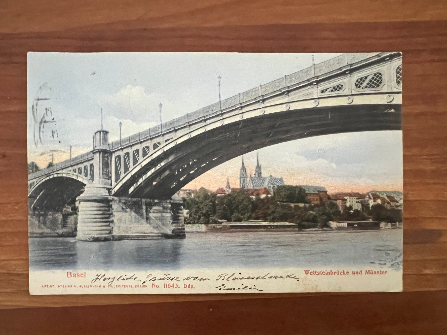 Cartoline postali: AK   1905 Basel  (G3164) – Usato da Hinwil venduto da Sidi4