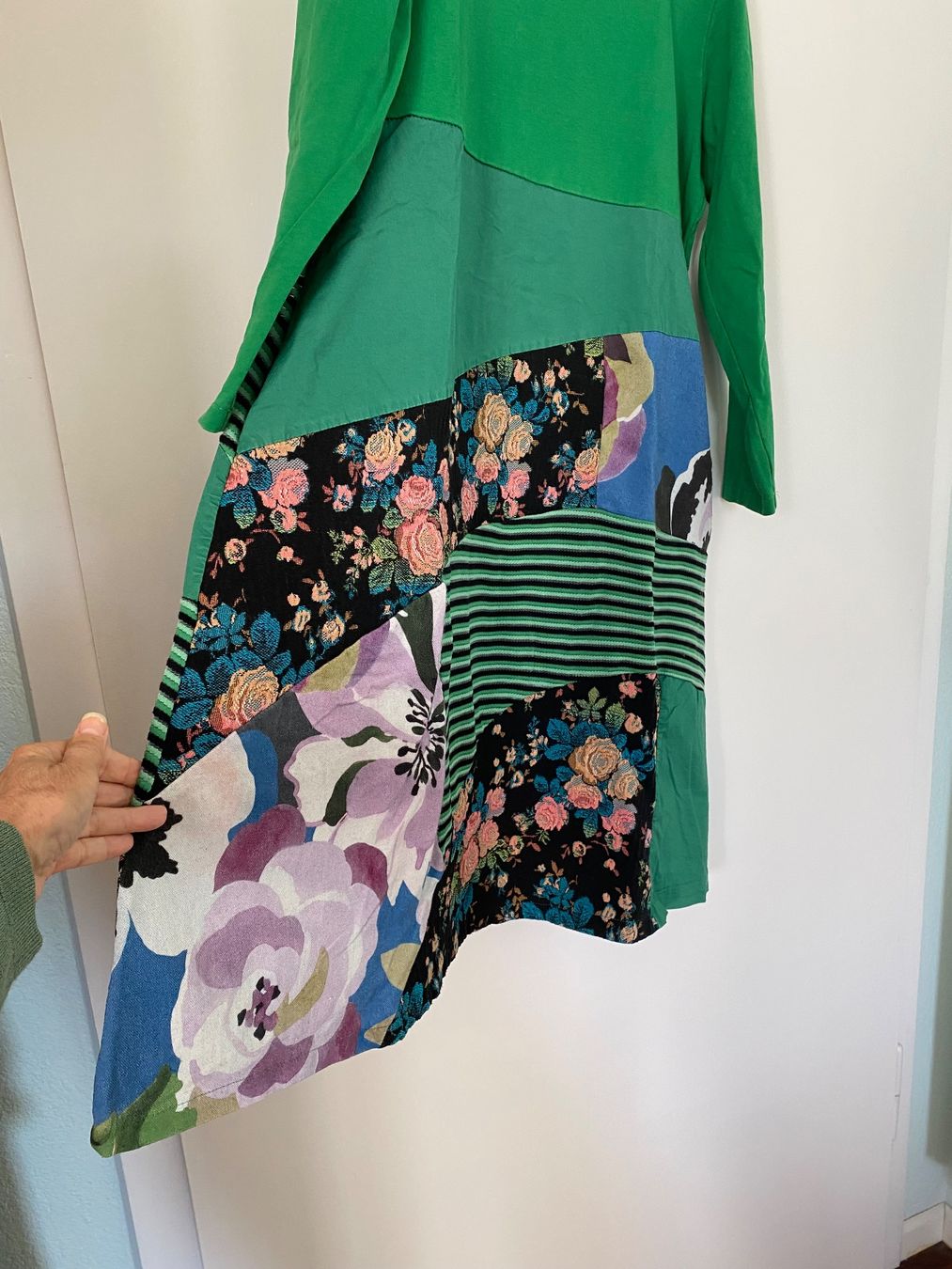 Kleider: WENDY TRENDY Patchwork Kleid Baumwollmix - S/M – Gebraucht aus Besazio von lionheart63 2
