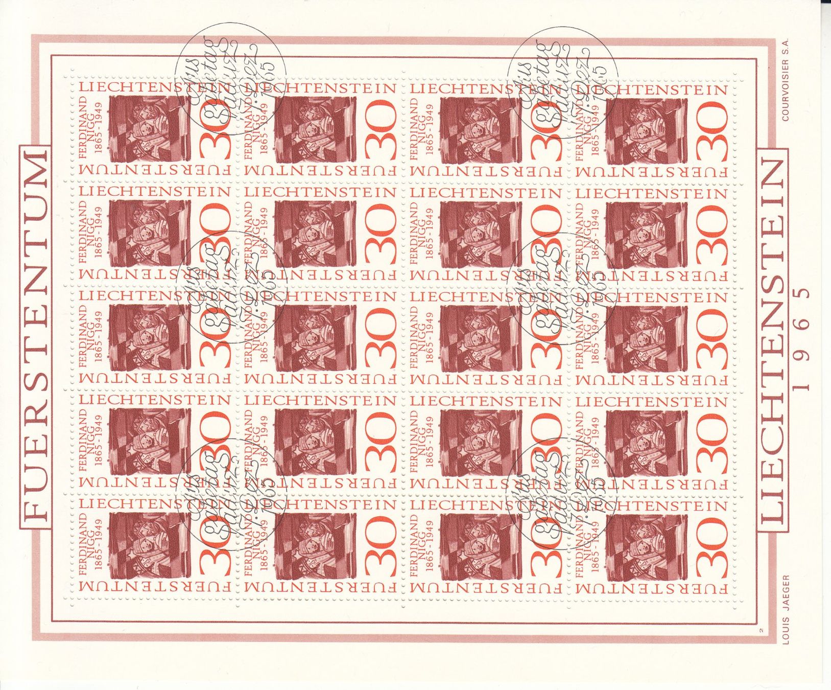Tutti i francobolli: LBK 390 - 392 Zierbogen mit ET – Usato da Bürglen TG venduto da StampGraf 2