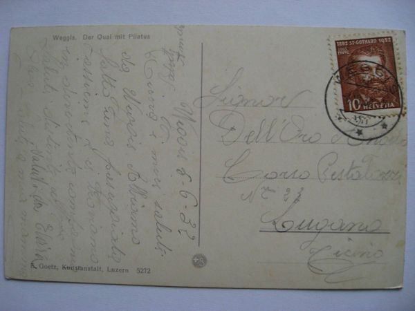 Cartoline postali: AK  Weggis - Quai mit Pilatus – Usato da Gundetswil venduto da Egro01 1