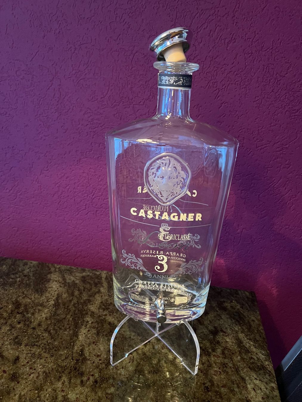 Altro: Castagner Grappa Flasche mit Zapfhahn – Usato da Neftenbach venduto da ernach