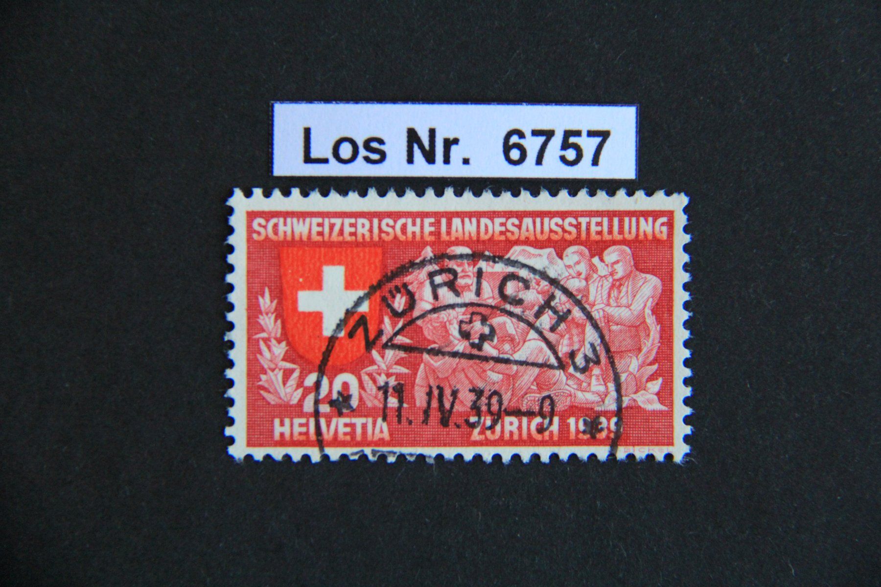 Tutti i francobolli: CH 1939 Ortsstempel mit Datum                       Los 6757 – Usato da Volken venduto da jukon65