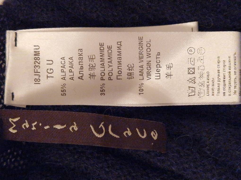 Foulard & Sciarpe: Sciarpa Manila Grace blu navy nuova – Usato da Ascona venduto da sahra_80a 2