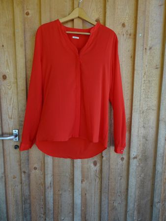 Leichte rote Damen Bluse von Rich & Royal Gr. 42 - 42480