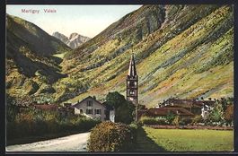 Martigny, vue partielle avec l'Eglise et