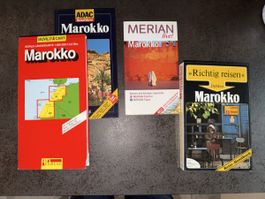 Marokko 1 Karte und 3 Reiseführer