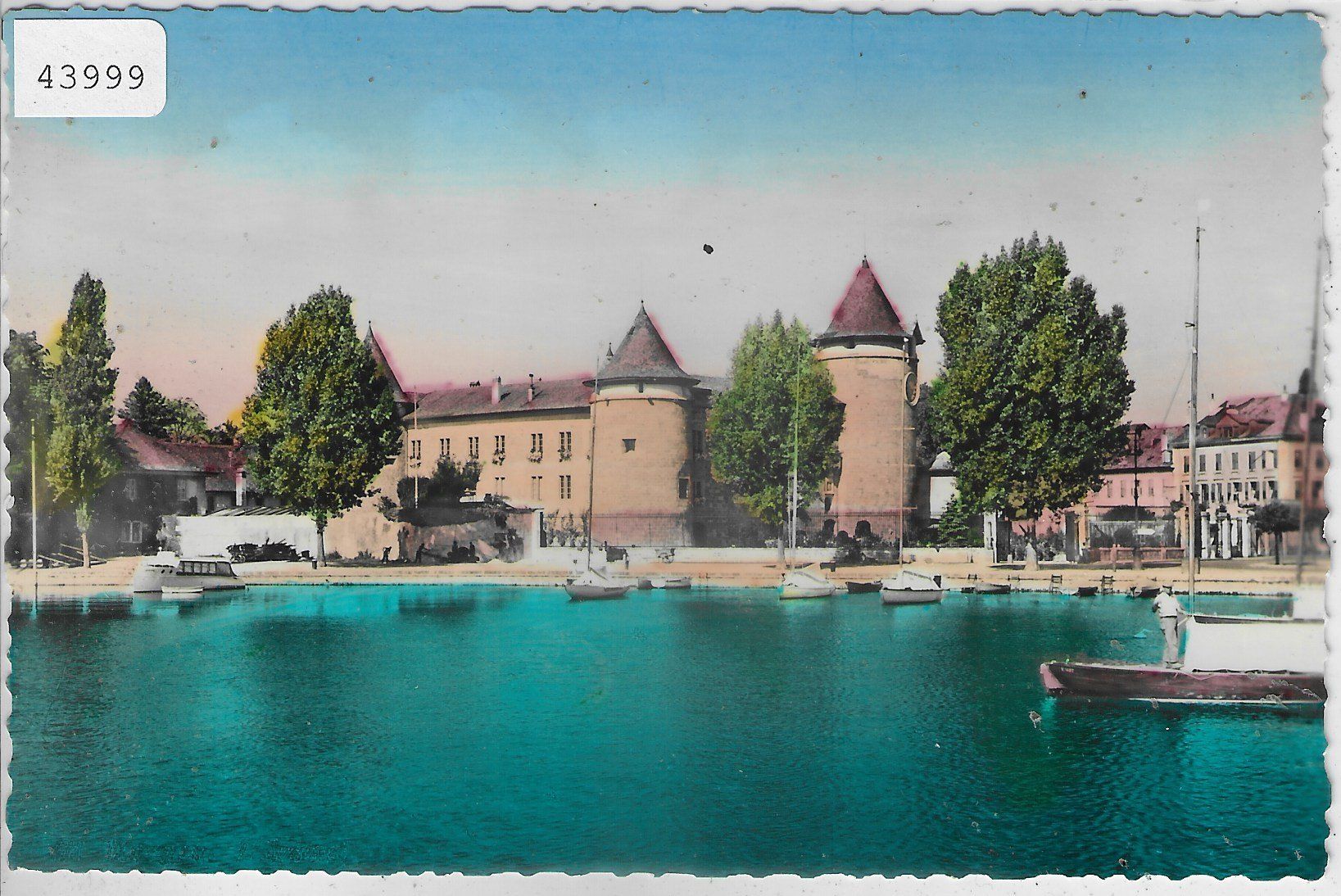 Ansichtskarten: Morges - L'arsenal - coloriert – Gebraucht aus Ettingen von Kartenplanet