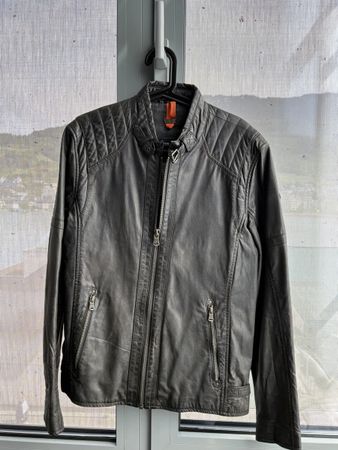 DNR Lederjacke Herren Schwarz Gr. L – Biker Style Echtleder