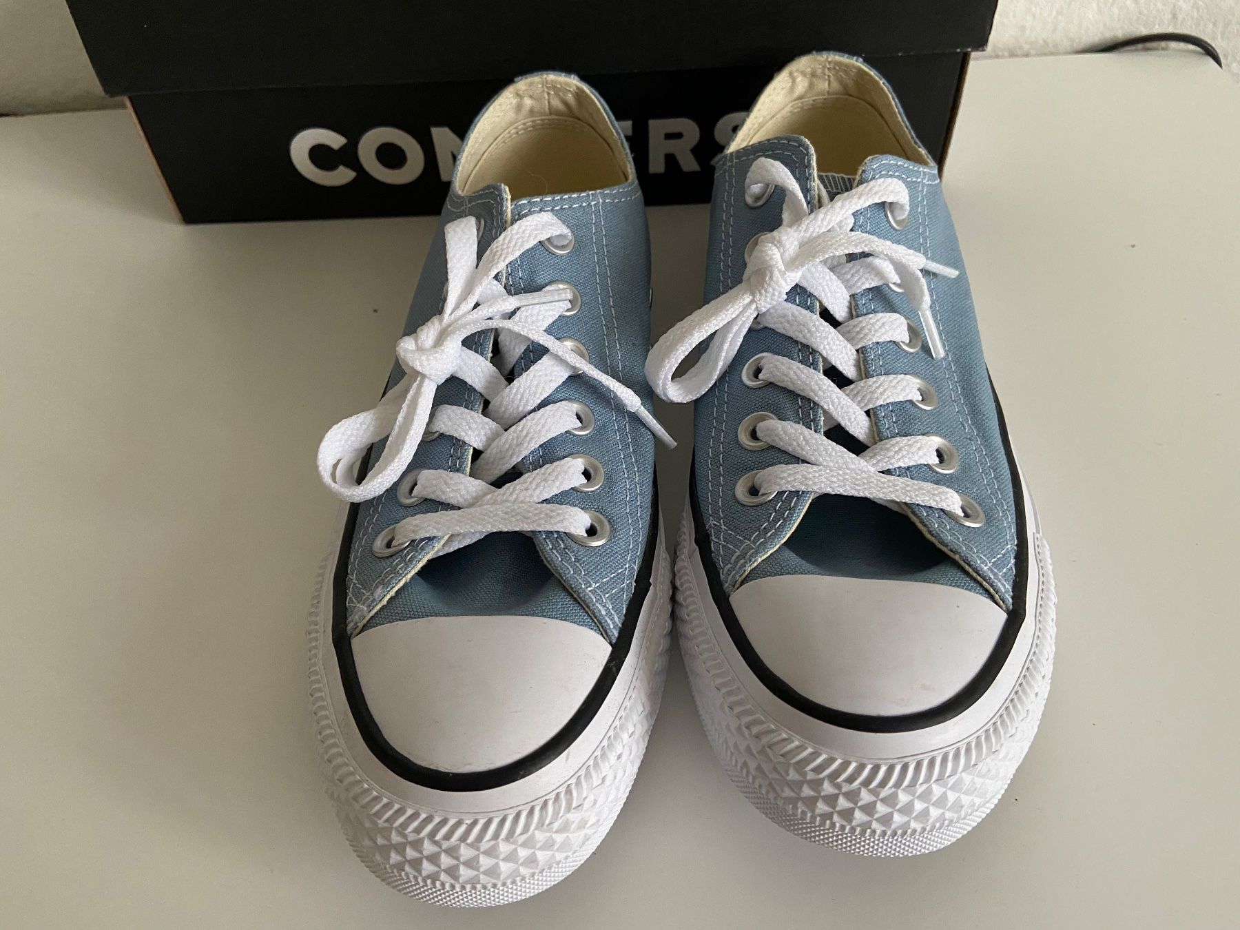 Converse Scarpe da donna: Neue Converse Hellblau - Grösse 37 – Nuovo e nell'imballaggio originale da Bern venduto da Javero 3