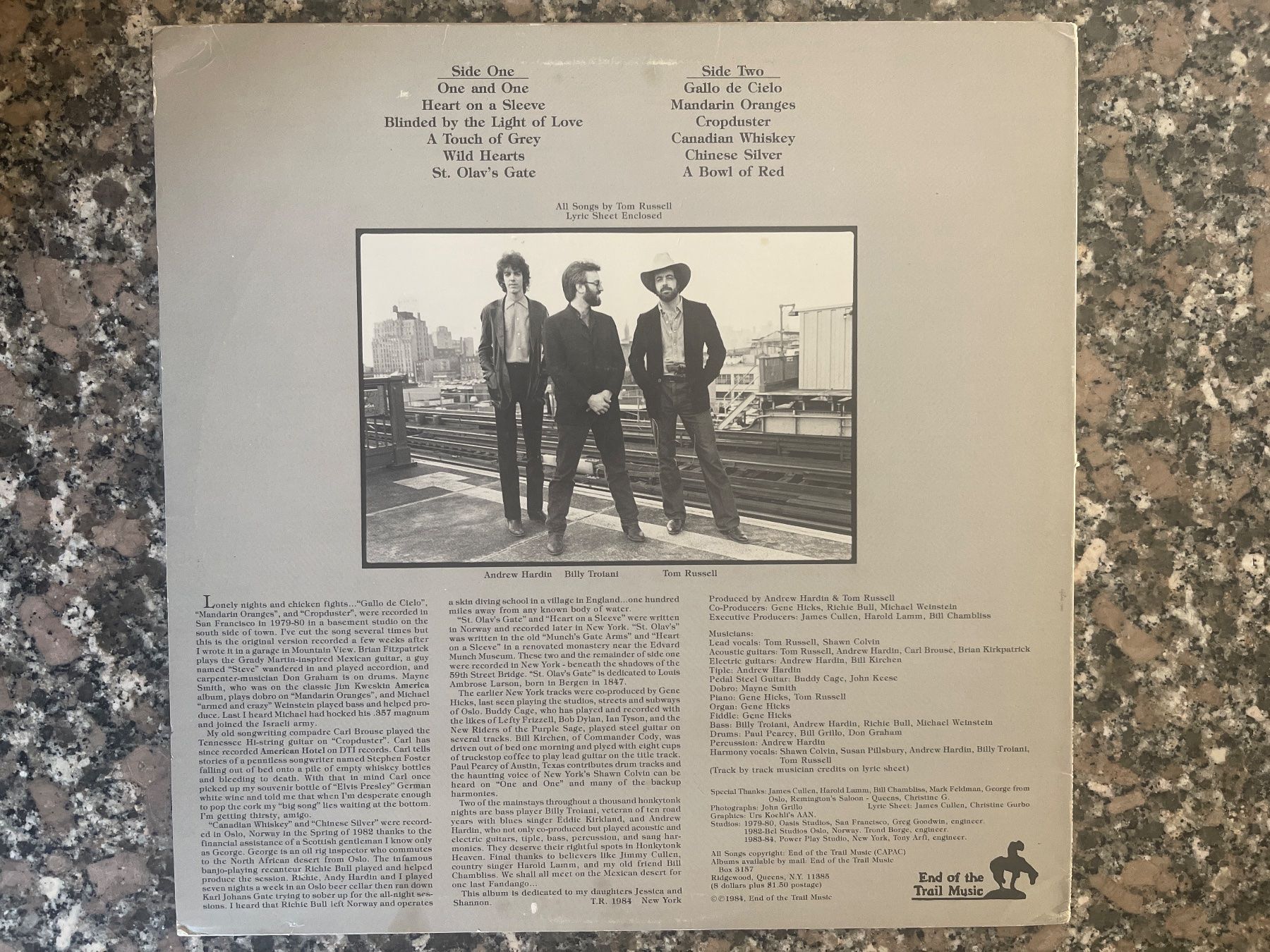 Dischi in vinile: S1609/Tom Russell - Heart on a Sleeve – Usato da Frutigen venduto da Philippe_jsp 1