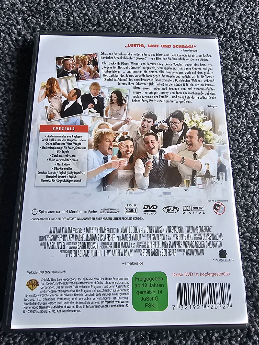 Tutti i DVDs: Die Hochzeits-Crasher (20278) – Usato da Ruswil venduto da jan_bxl5 1