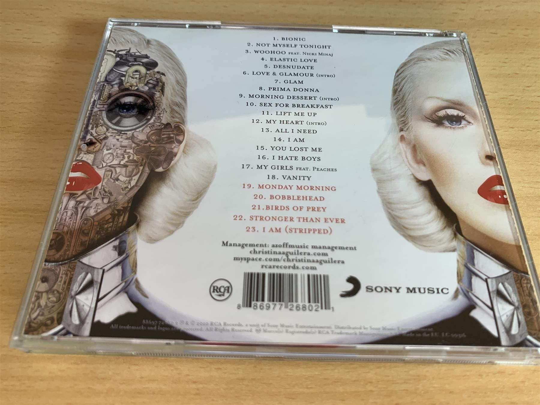 CD: Christina Aguilera – Bionic – Usato da Rikon im Tösstal venduto da Alpenmutz 1