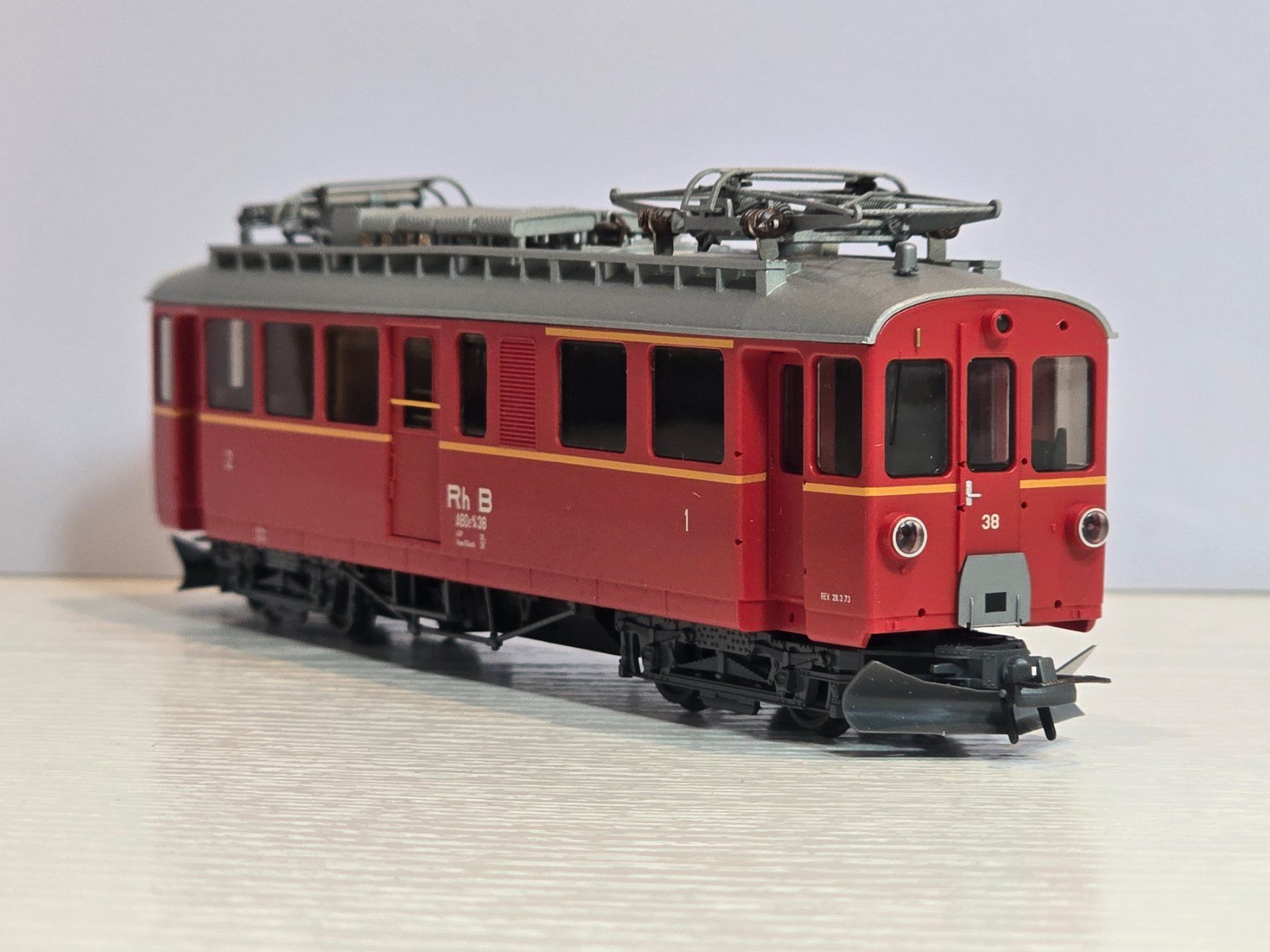 Bemo Modellini di ferrovie: Bemo 1268138, RhB, ABDe 4/4, 38, Berninatriebwagen, Digital – Nuovo e nell'imballaggio originale da Kloten venduto da Nicola2 3