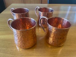 Moscow Mule Becher / Cups 4er Set