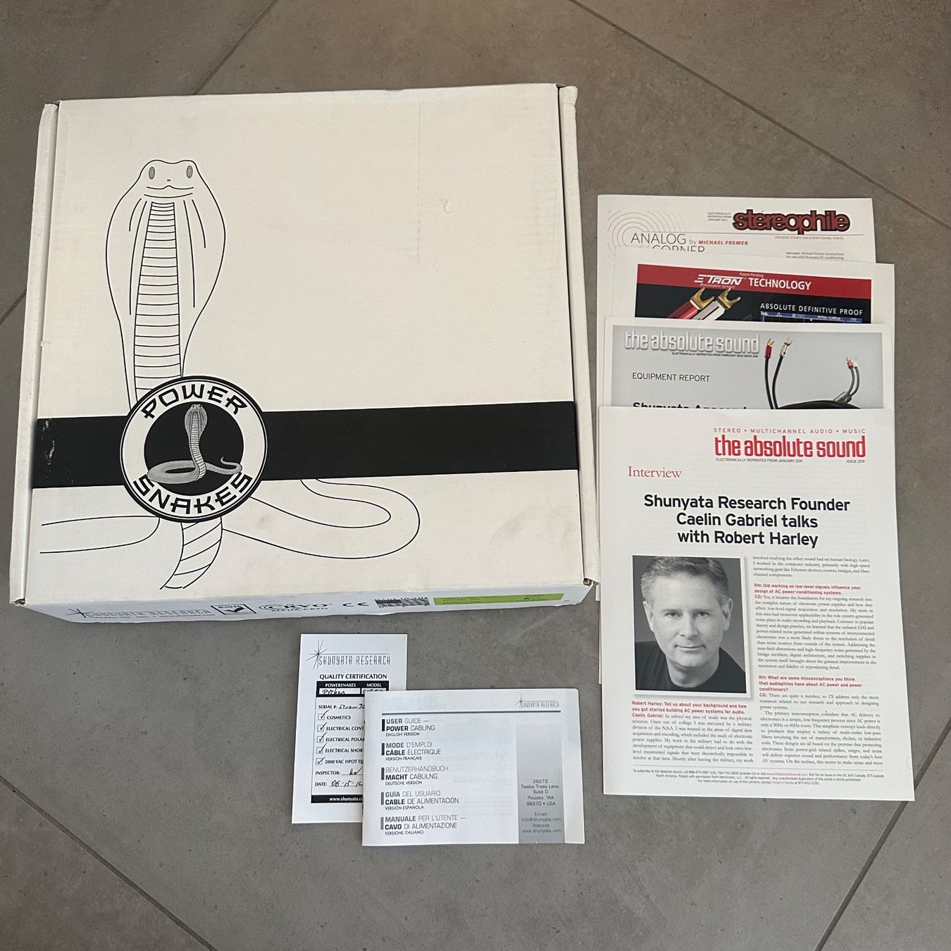 Cavi: Shunyata Python Zitron - C19 lenght mt 1,75 – Usato da Caslano venduto da campo_santo 6