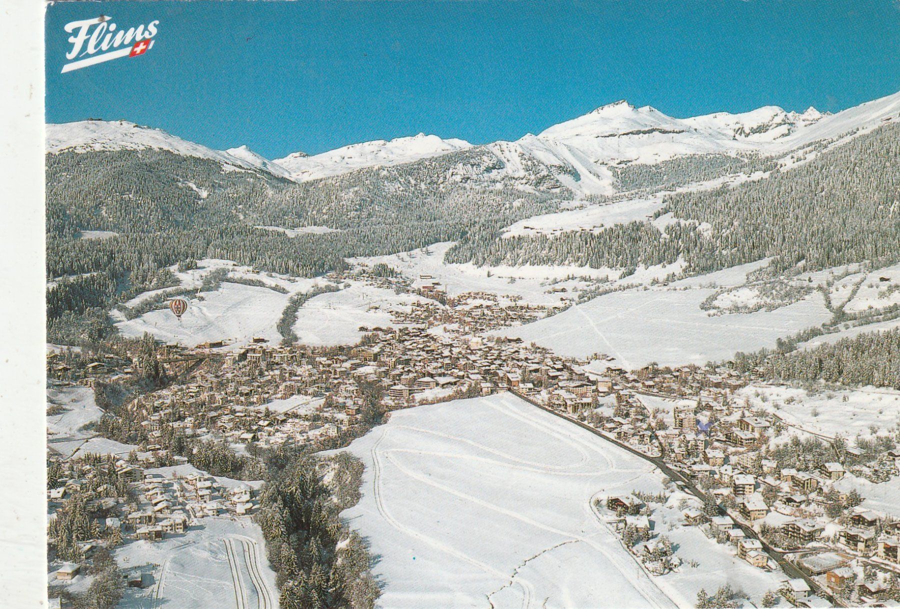 Cartoline postali: Flims  Winterpanorama – Usato da Lumbrein venduto da made02