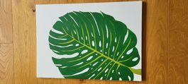 Monstera Bild Acryl 50×70 cm Unikat