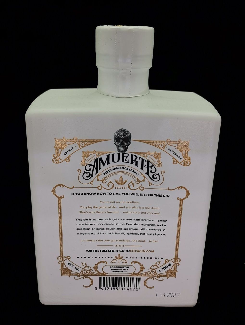 Bevande alcoliche: Amuerte Coca Leaf Gin White Edition 70cl – Nuovo e nell'imballaggio originale da Niederglatt ZH venduto da K1r7 1