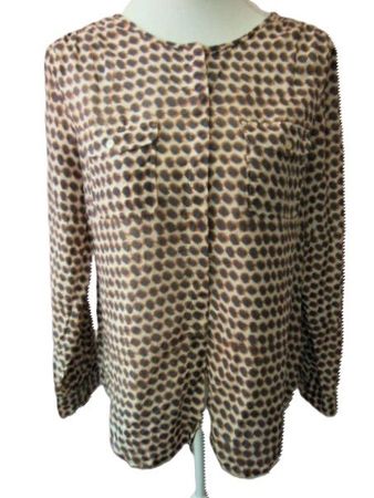 Gr. 36 / 38 LOFT leichte Bluse s. Masse 30% Seide hoher NP