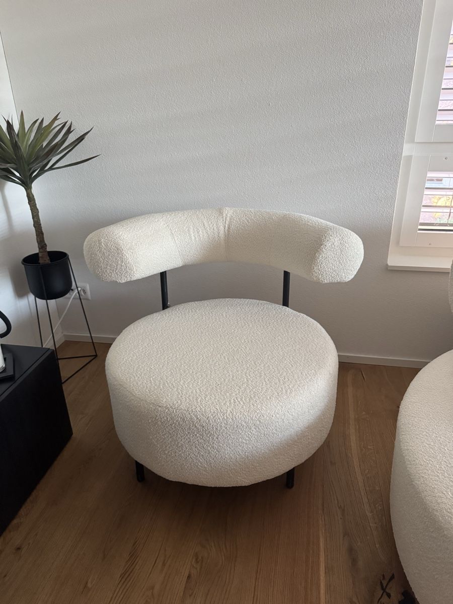 Fauteuils: Sessel Boucle Weiss NEU – Neuf (Voir description) à Rafz par e.lj.