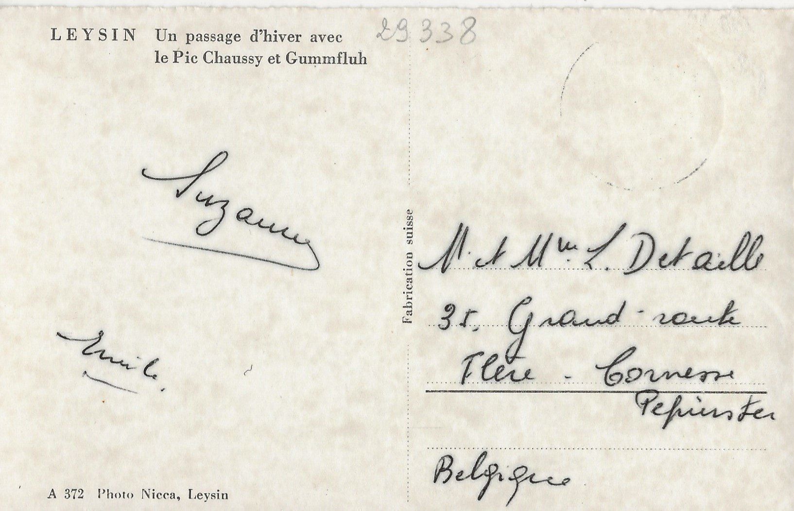 Cartoline postali: Leysin, Wintersport, Ski – Usato da Frauenfeld venduto da Merk52 1