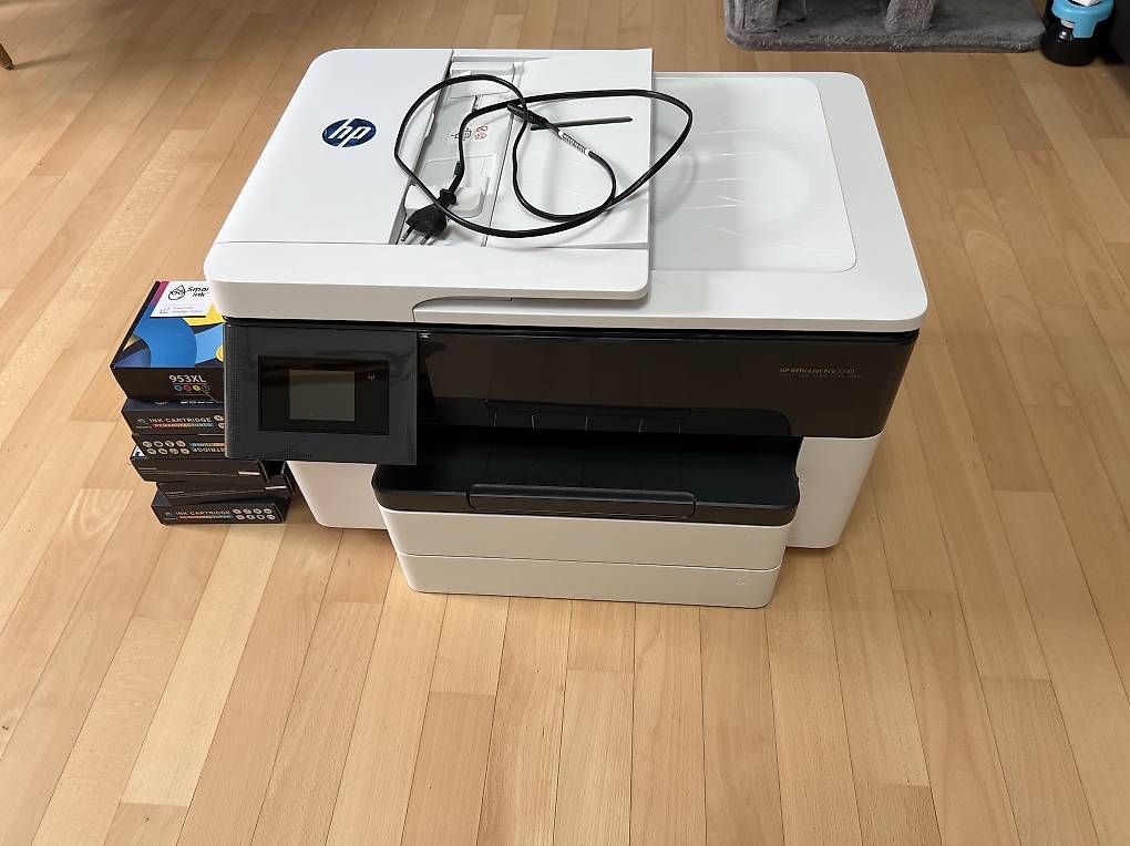 Hewlett Packard Drucker: HP OfficeJet Pro 7740 Drucker/Scanner A3 – Gebraucht aus Brügg BE von kdemian