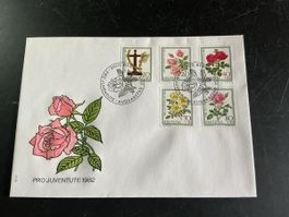 Ersttagsbrief Pro Juventute 1982 Schweiz gestempelt