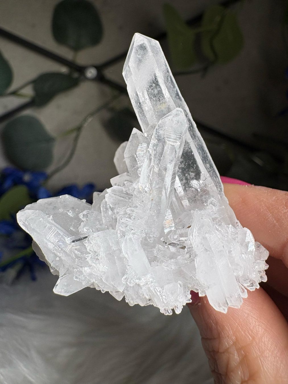 Minerali & Pietre curative: Kolumbianischer Lemurian-Quarz-Cluster – Nuovo (secondo la descrizione) da Neuheim venduto da m.hald