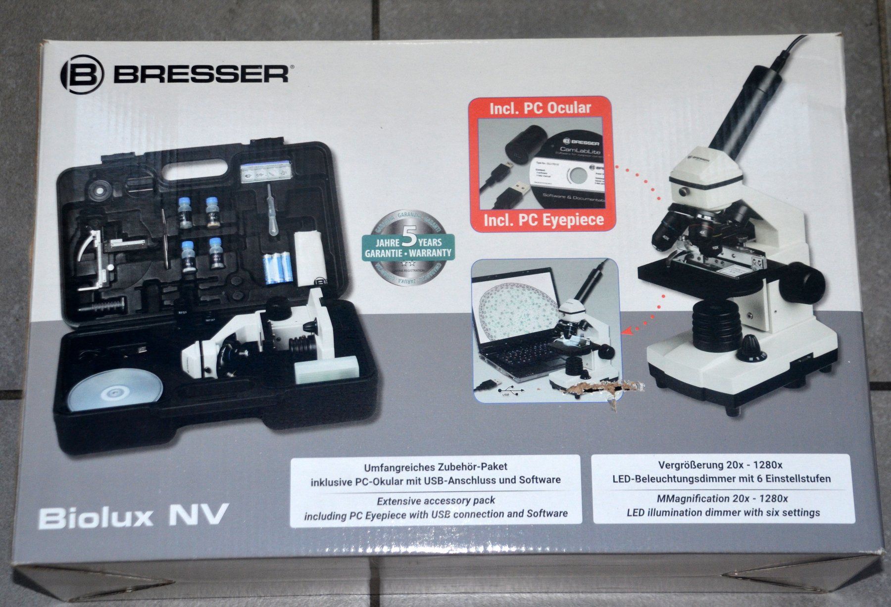 Mikroskopie: Bresser Biolux NV + HD USB-Kamera Mikroskop / microscope – Gebraucht aus Collonges von arashee 3