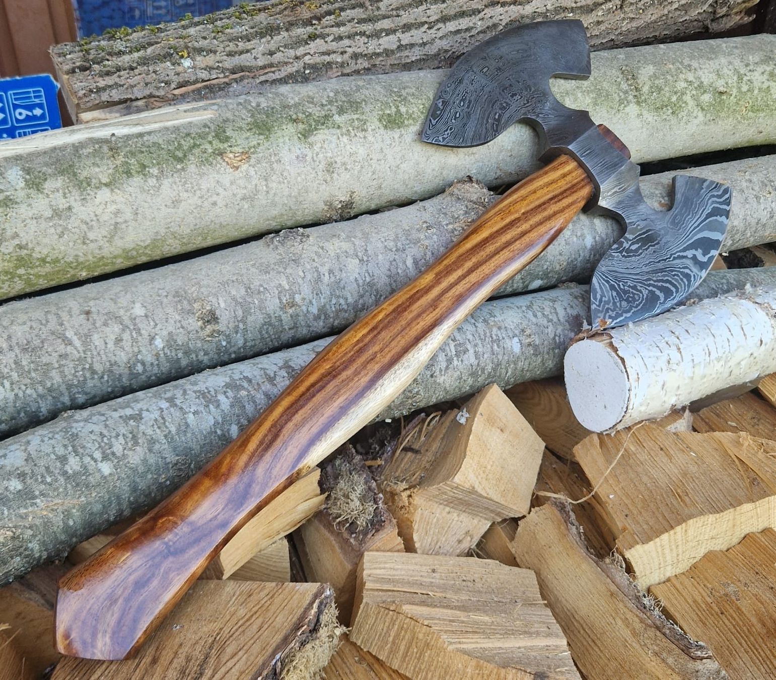Armi bianche: Doppelaxt Medival – Nuovo e nell'imballaggio originale da Dorf venduto da Messer-Schweiz