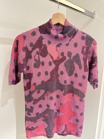 Wunderbares Kurzarm T-Shirt, Lila/Pink, Gr. M