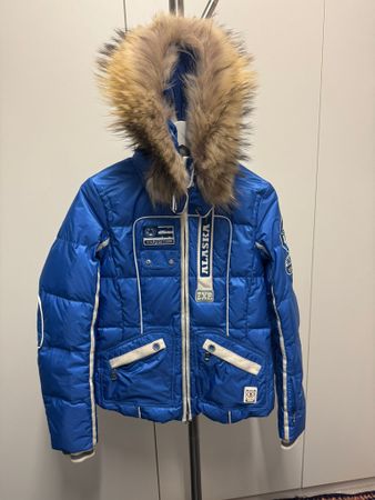 Bogner blaue Daunen Steppjacke Gr.36/S