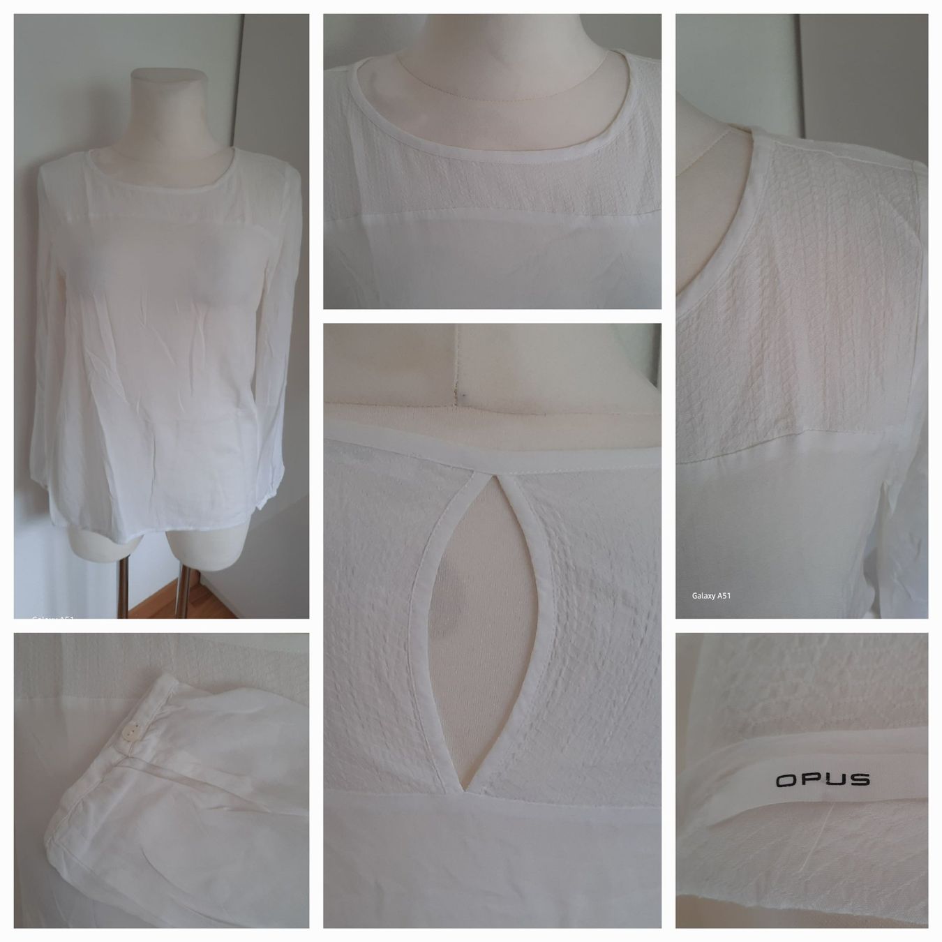 Opus Camicette: ***OPUS*** Bluse weiss Gr. 44 – Usato da Wädenswil venduto da H2H_Secondhandshop