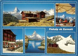 ZERMATT Hotel Bergrestaurant Fluhalp - Stempel Berghütte