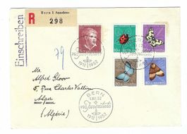 FDC Pro Juventute 1952 nach Algerien mit Ankunftsstempel 1u