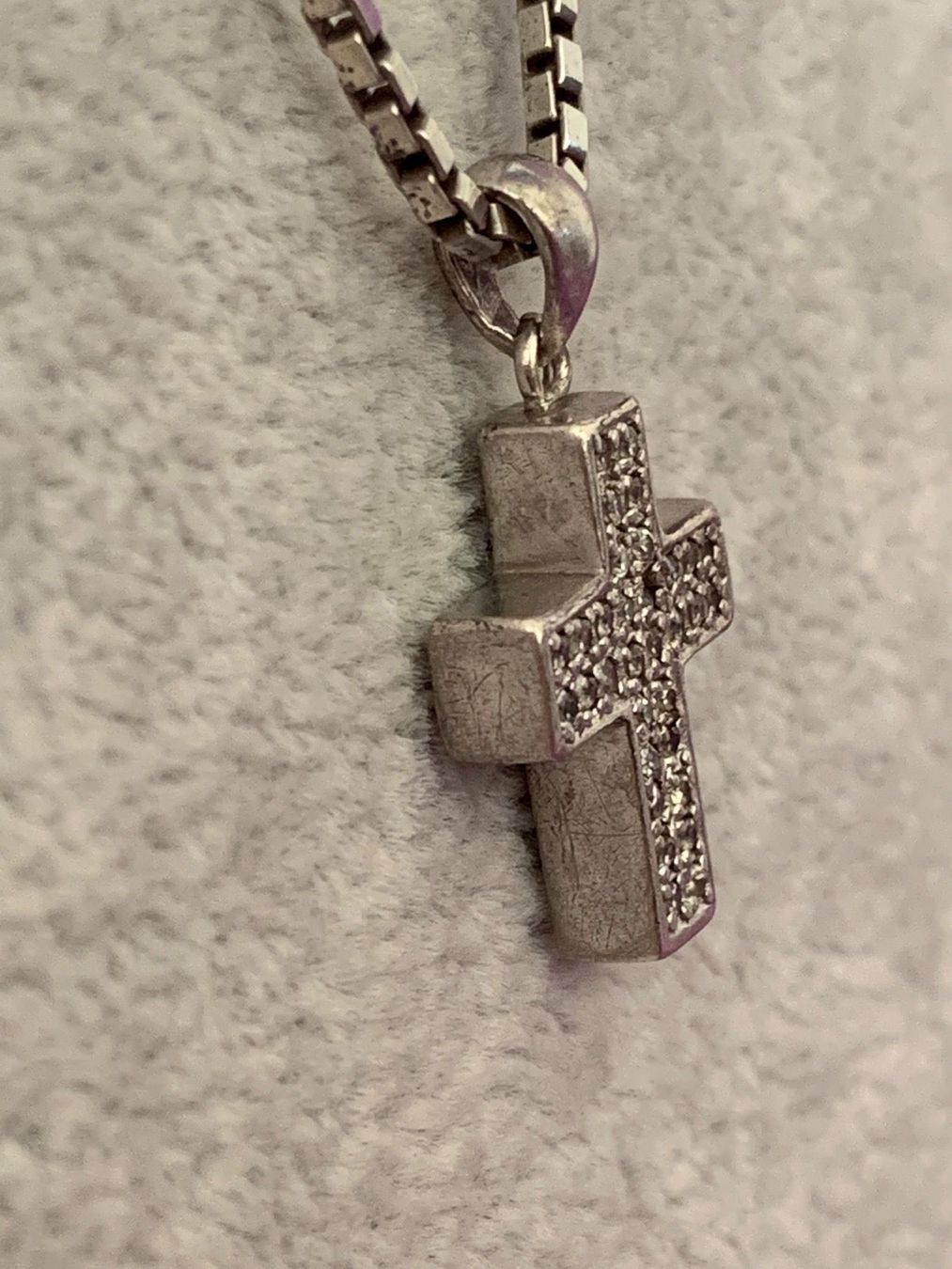 Ciondoli: Silberkette sterling silber mit KREUZ GLITZER – Usato da Dittingen venduto da Bijoubelle 5