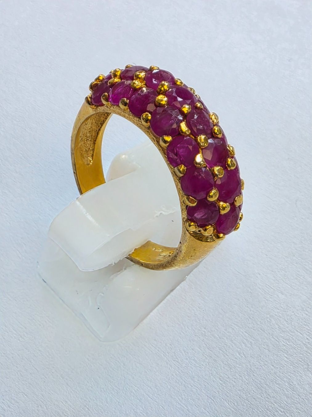 Ringe: Ring mit Rubinen vergoldetes Silber – Neu (gemäss Beschreibung) aus Zürich von adriben 1