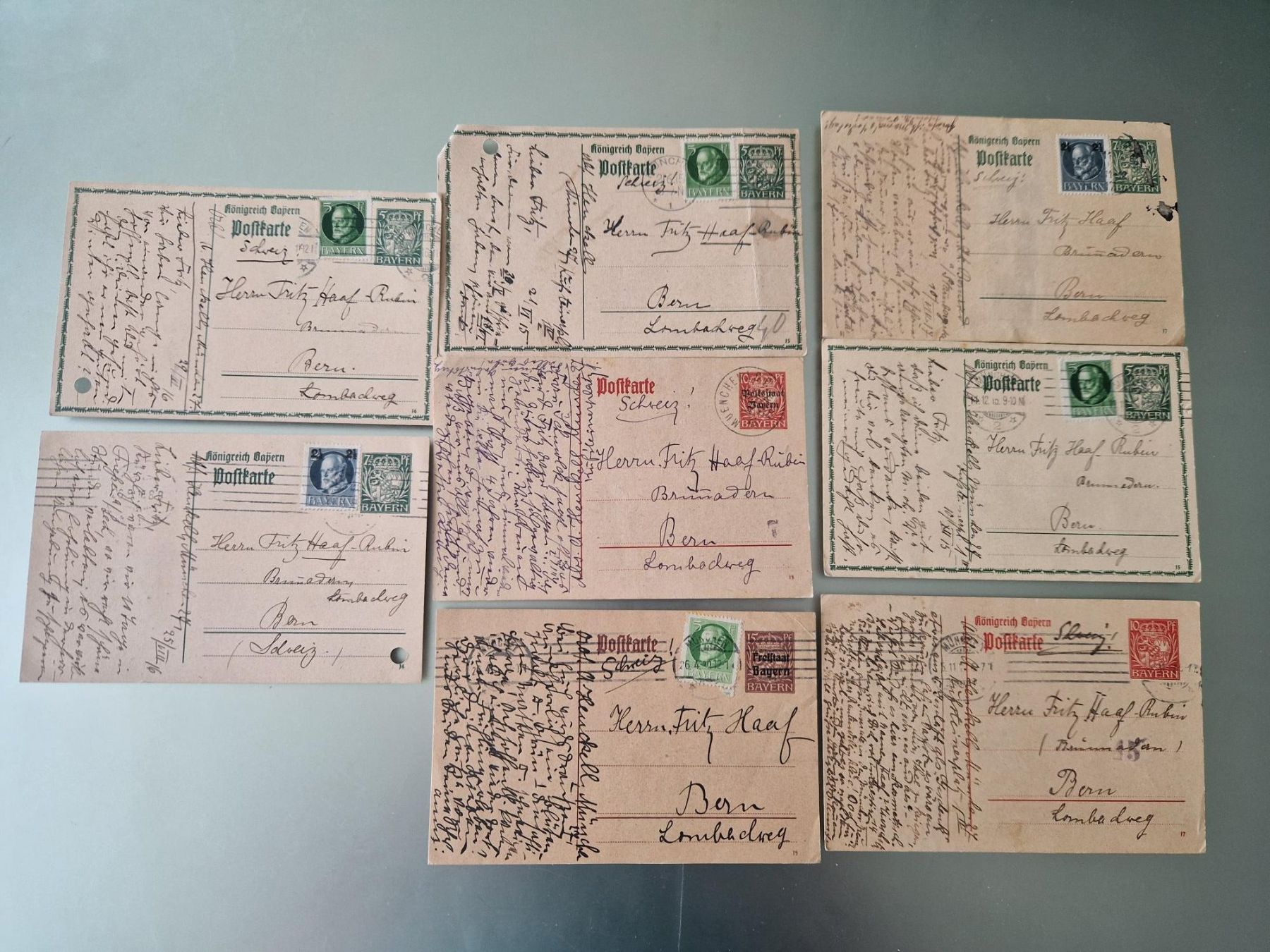 Alle Briefmarken: Ganzsachen aus  Bayern – Gebraucht aus Büetigen von philat