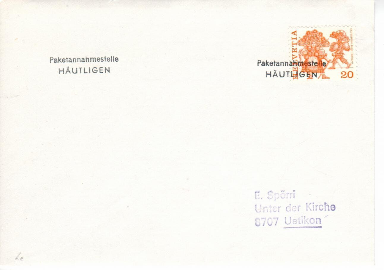 Tutti i francobolli: Paketannahmestelle Häutligen – Usato da Wolhusen venduto da Curver9