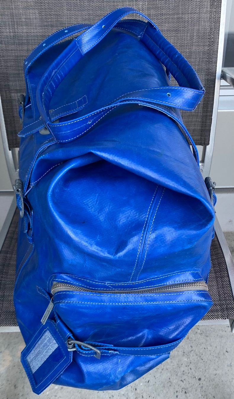 Freitag Borse: Freitag Reference R516 Hilten Weekender-Tasche - blau – Usato da Bern venduto da Mimmo00 1